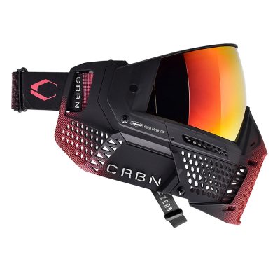 CRBN Zero GRX Paintball Mask With Thermal Lens - Less Coverage - Halftone Pink