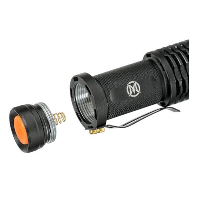 Flashlight Led Mini With Telescopic Zoom - Black