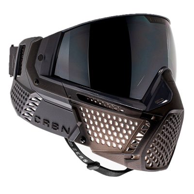 CRBN Zero Pro Paintball Mask With Thermal Lens - Less Coverage - Graphite