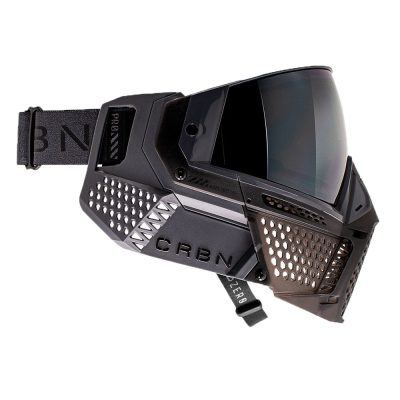 CRBN Zero Pro Paintball Mask With Thermal Lens - Less Coverage - Graphite