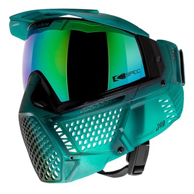 CRBN Zero Pro Paintball Mask With Thermal Lens – Less Coverage – Fade Forest