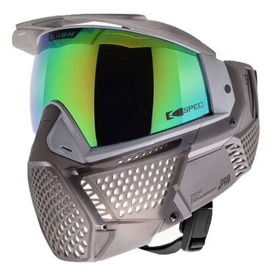 CRBN Zero Pro Paintball Mask With Thermal Lens - Less Coverage - Ghost