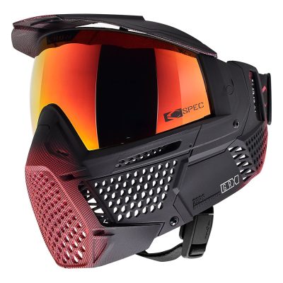 CRBN Zero GRX Paintball Mask With Thermal Lens - Less Coverage - Halftone Pink