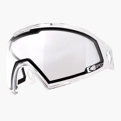 CRBN Zero Pro Paintball Mask With Thermal Lens - Less Coverage - Ghost