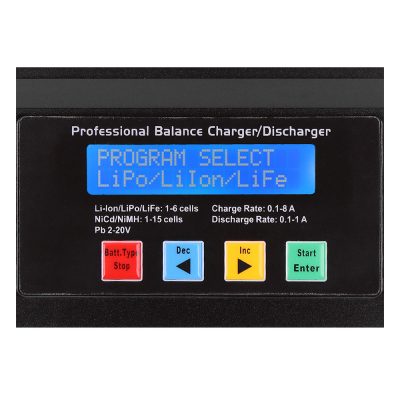 Tenergy Airsoft Battery Smart Charger Multifonction – TB6AC 80W Digital