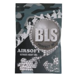 BLS Premium Precision 6mm White Airsoft BBs - Bag Of 1000 Rounds Bio – .45