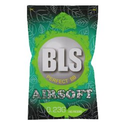 BLS Premium Precision 6mm White Airsoft BBs - Bag Of 1 Kilo Bio – .23