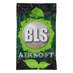 BLS Premium Precision 6mm White Airsoft BBs - Bag Of 1 Kilo Bio – .32