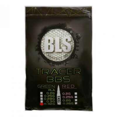 BLS Premium Precision 6mm Green Tracer Airsoft BBs - Bag Of 1 Kilo Bio – .32 / Arrivals December 2024