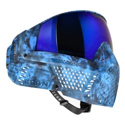 CRBN Zero GRX Paintball Mask With Thermal Lens – Less Coverage – Tie-Dye Lagoon