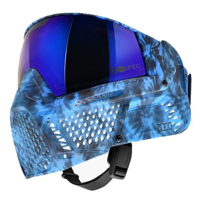 CRBN Zero GRX Paintball Mask With Thermal Lens – Less Coverage – Tie-Dye Lagoon