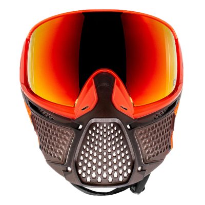 CRBN Zero Pro Paintball Mask With Thermal Lens – Less Coverage – Blaze