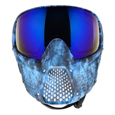 CRBN Zero GRX Paintball Mask With Thermal Lens – Less Coverage – Tie-Dye Lagoon