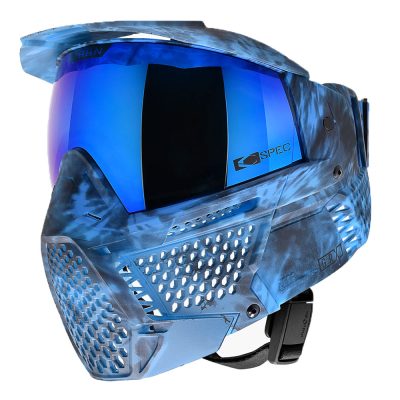 CRBN Zero GRX Paintball Mask With Thermal Lens – Less Coverage – Tie-Dye Lagoon