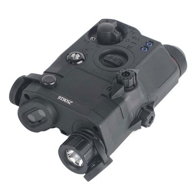 PEQ-15 Box LA-5C UHP With Flashlight Led and Red Laser – Black