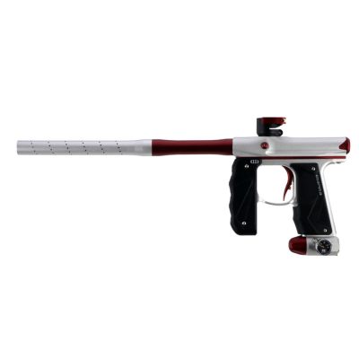 Empire Mini GS 2.0 Paintball Gun With 2 Piece Barrel – Dust Silver / Dust Burgundy