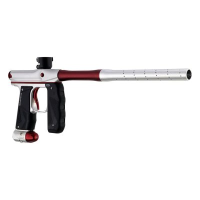 Empire Mini GS 2.0 Paintball Gun With 2 Piece Barrel – Dust Silver / Dust Burgundy