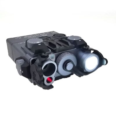 Flashlight Led DBAL A2 – With Red Laser – Black