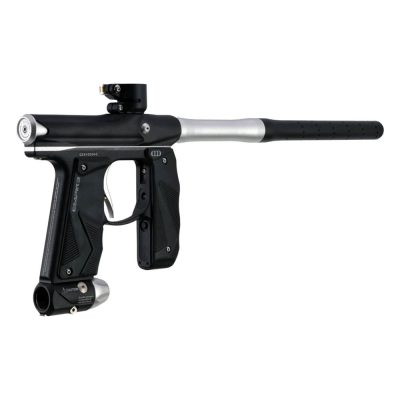 Empire Mini GS 2.0 Paintball Gun With 2 Piece Barrel – Dust Black / Dust Silver