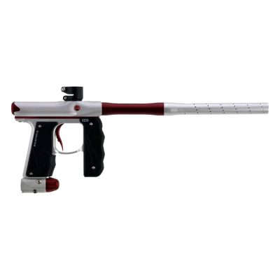 Empire Mini GS 2.0 Paintball Gun With 2 Piece Barrel – Dust Silver / Dust Burgundy