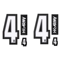 HK Army Number Sticker Pack - #4