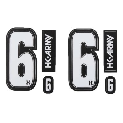 HK Army Number Sticker Pack - #6