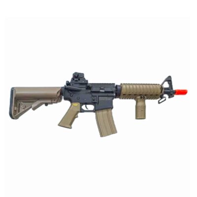 Tippmann Air Raid AR6BB AEG Airsoft Rifle Combo - Battery And Charger Included - Tan