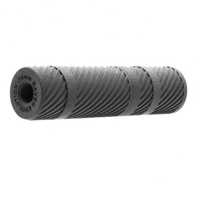 Raven T45 Sabre Polymer Airsoft Mock Suppressor For 14mm Negative Threaded Barrel – Modular Extension Set - Type C - 4PCS - Black