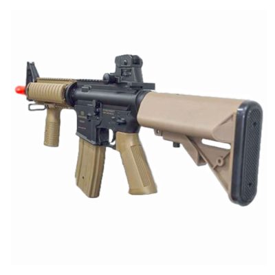 Tippmann Air Raid AR6BB AEG Airsoft Rifle Combo - Battery And Charger Included - Tan