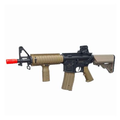 Tippmann Air Raid AR6BB AEG Airsoft Rifle Combo - Battery And Charger Included - Tan