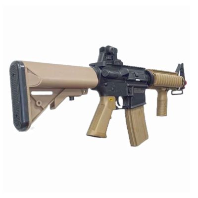 Tippmann Air Raid AR6BB AEG Airsoft Rifle Combo - Battery And Charger Included - Tan