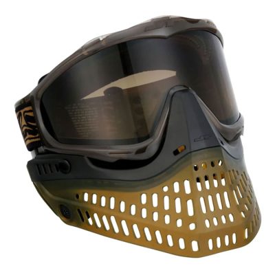 JT Proflex LE Paintball Mask With Thermal Lens – ICE Series – Brown With Bronze Gradient Lens