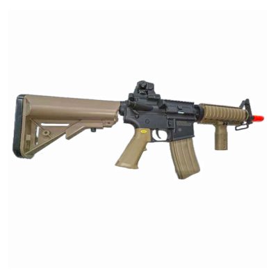 Tippmann Air Raid AR6BB AEG Airsoft Rifle Combo - Battery And Charger Included - Tan