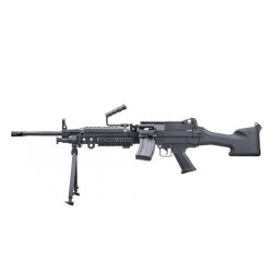 Raven NEO LMG 249 AEG Airsoft Rifle - E2 - Black