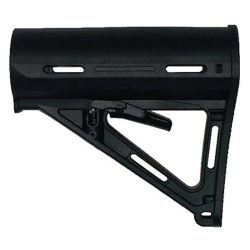 Collapsible Stock For Paintball Gun – Without Internal Buffer Tube – TCA Air Tank Buttstock - For 13ci, 15ci And 17ci - Black