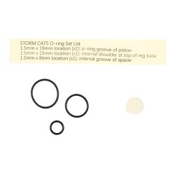 Wolverine Airsoft O-Ring Kit For STORM Category 5 Regulator