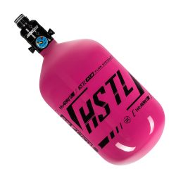 HK Army HSTL Carbon Fiber Compressed Air Paintball Tank - Pro Regulator - 68/4500 - Neon Pink/Black