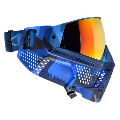 CRBN GRX Paintball Mask With Thermal Lens - More Coverage - Modcam Abyss