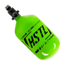 HK Army HSTL Carbon Fiber Compressed Air Paintball Tank With Standard Regulator - 68/4500 - Neon Green/Black