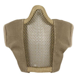 Krousis Airsoft Mesh Face Mask (Cover Bottom Face And Noze) - Dark Earth