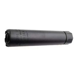Airsoft Straight Aluminum Mock Suppressor For 14mm Negative Threaded Barrel - SF - 157mm - Black