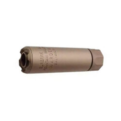 Airsoft Aluminum Mock Suppressor For 14mm Negative Threaded Barrel - SF - 119mm - Tan