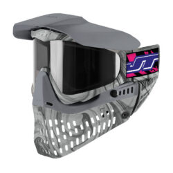 JT Proflex LE Paintball Mask With Thermal Lens – Black Nose Marble Light - Gray Black - Away Edition