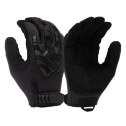 Pyramex VG Tactical Glove Heavy-Duty Impact Operator - Black - SMALL