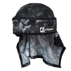 Dye Headwrap - Dye X Halo Skulls Black/Silver