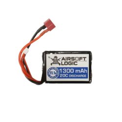Airsoft Logic Airsoft Battery 11.1v 1300mah Lipo PEQ15 Brick – Dean Connector