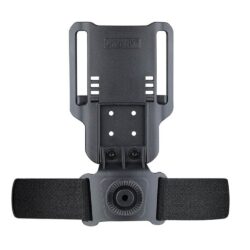 Amomax Low Ride Duty Drop Leg Platform Attachment For Pistol Holster And More – Black