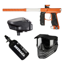 Package Deal - Empire Mini GS Paintball Gun – Dust Tangerine / Dust White