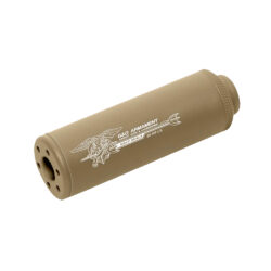 G&G Airsoft Aluminum Mock Suppressor For 14mm CCW - 95mm - Tan