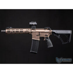 EMG Helios x Daniel Defense MK18 RIII Airsoft AEG Rifle - Platinum Gearbox - FDE